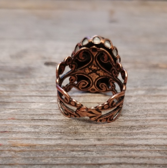 🚫not for sale🚫Floral Filigree Ring - Picture 4 of 8